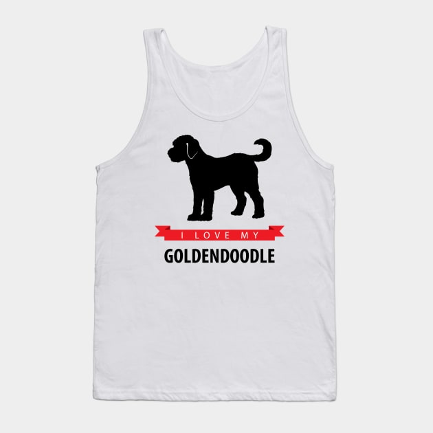 I Love My Goldendoodle Tank Top by millersye